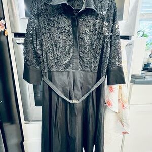 Elegant Black Lace Dress